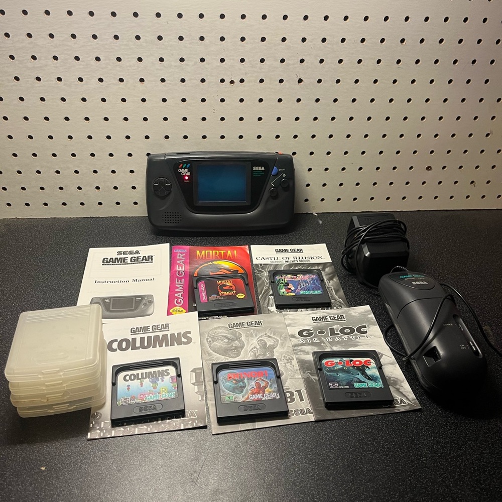 Bundle Sega Game Gear Console Model 2110 Recapped and Tested